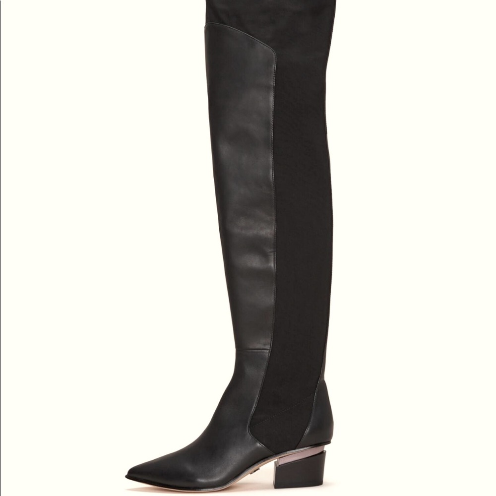 Donna Karan Genuine leather over the knee boots